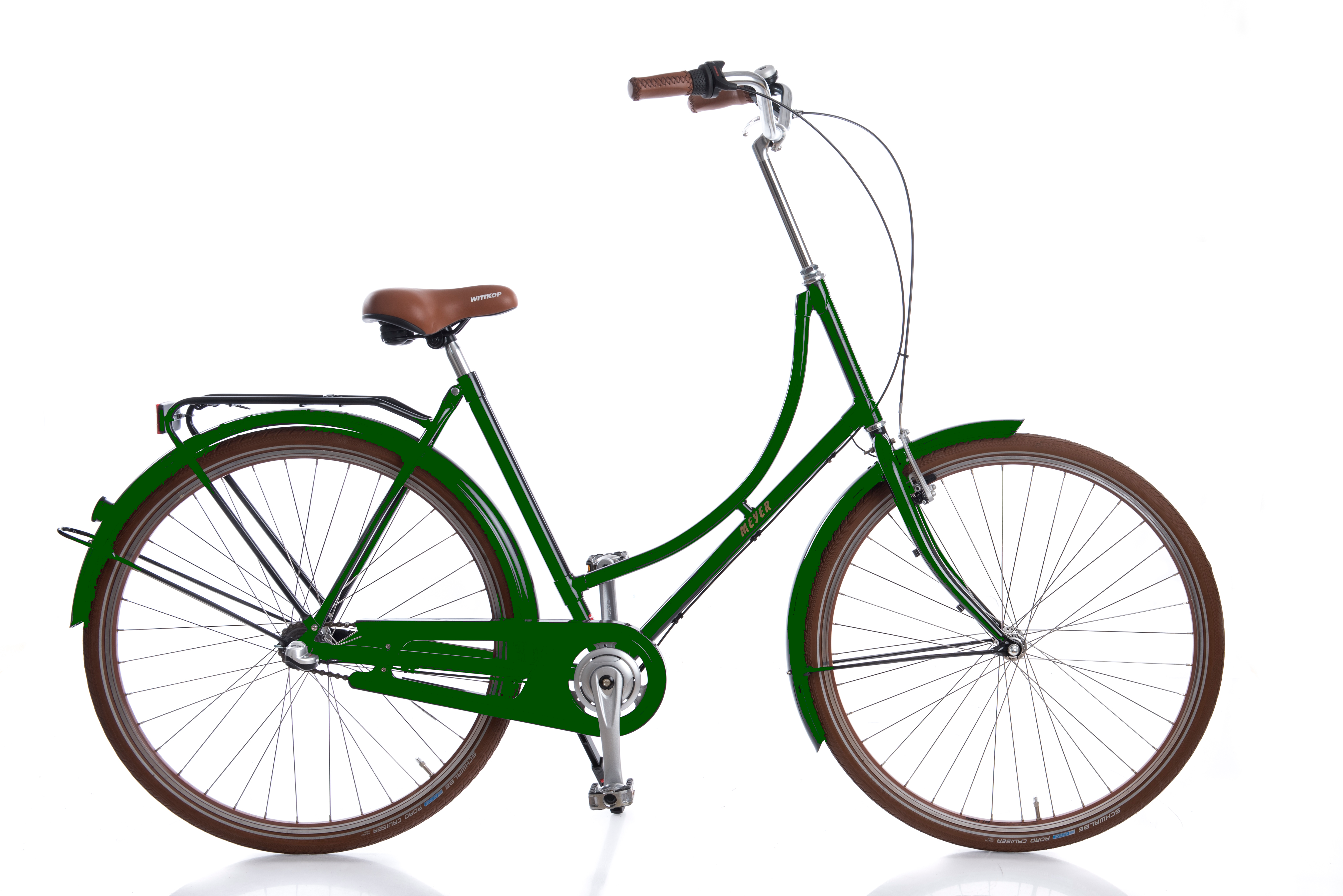 Meyer damecykel 3 gear grøn